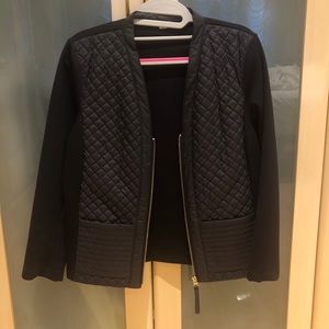 Lululemon Quilted Zip Up Hoodie Size 6 Black